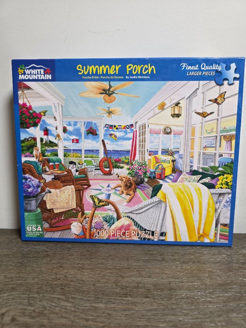 Summer Porch - 1000 Piece Jigsaw Puzzle by White Mountain 2022